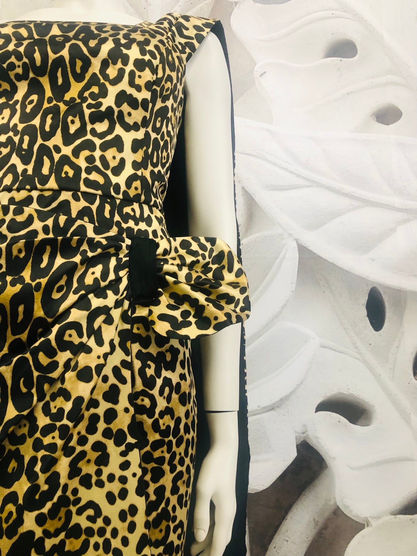 sarong Ma'o animalier cotone e seta su misura vintagestyle