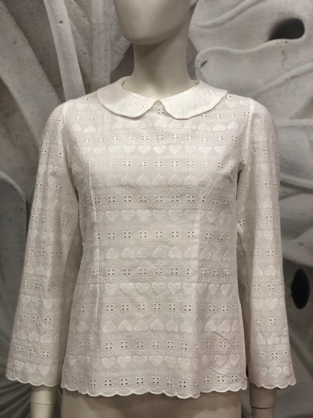 Camicia Katy in pizzo sangallo vintagestyle anni 30 su misura