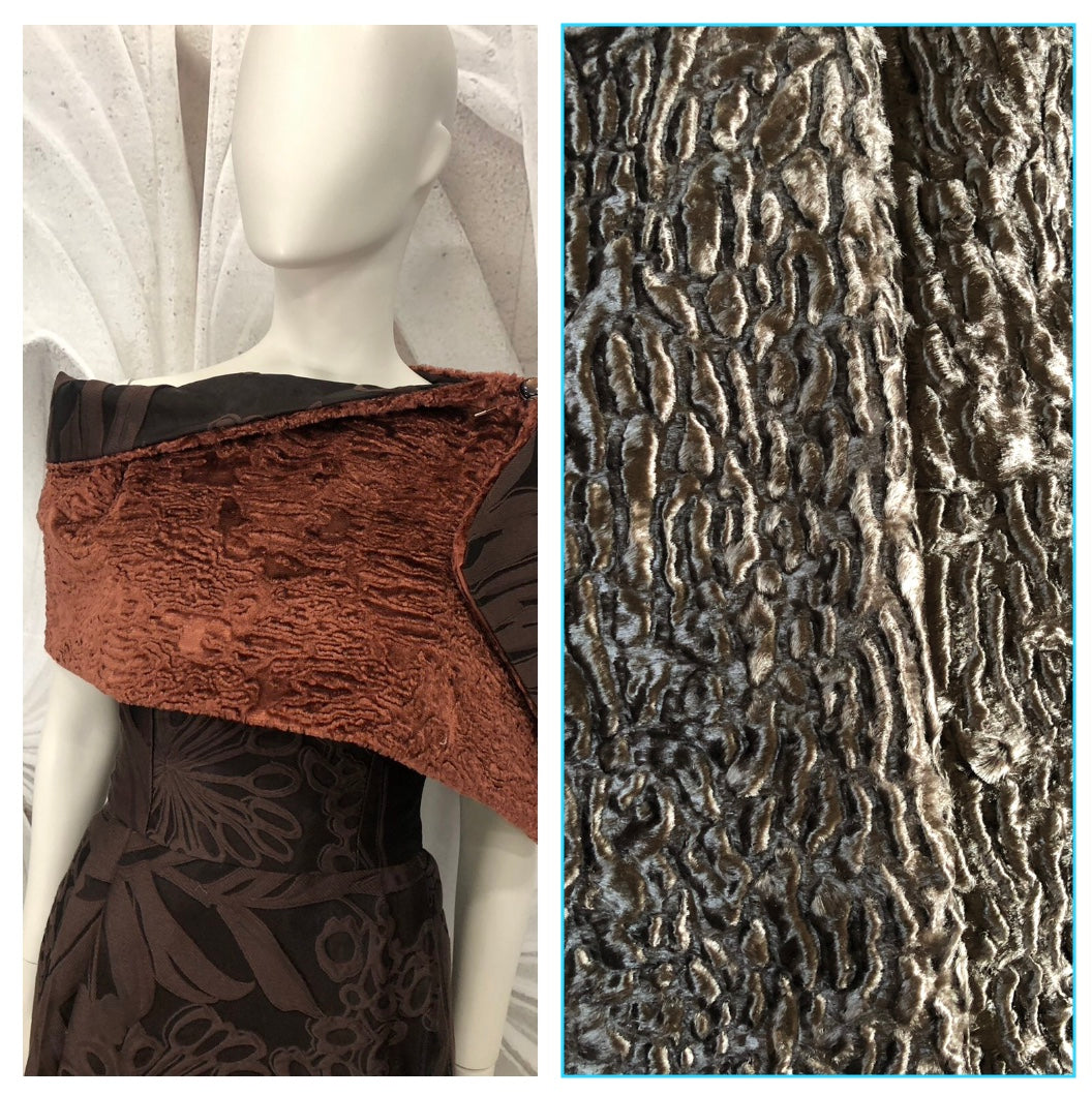 Abito Betzy lungo in broccato
