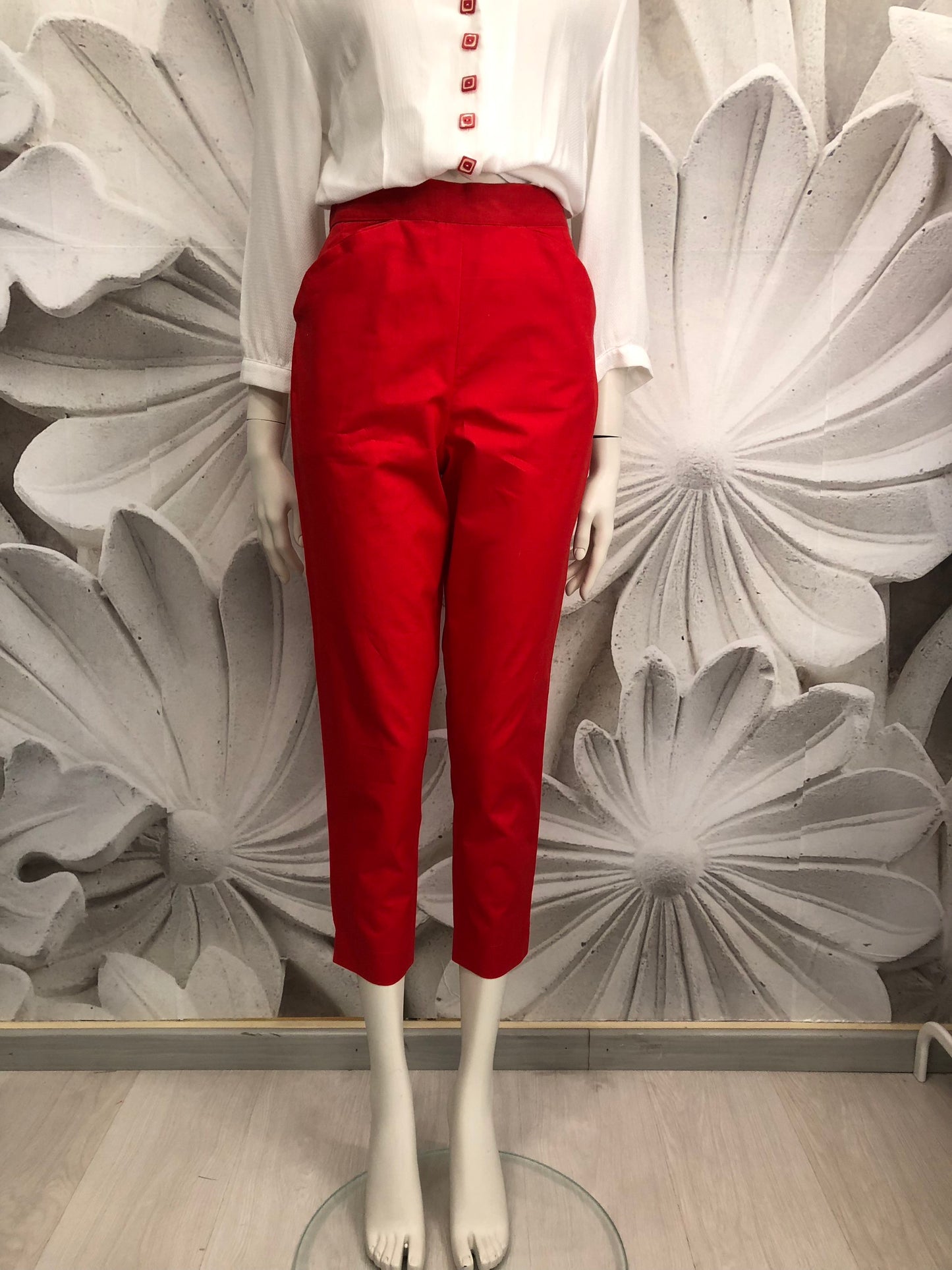 PANTALONE CAPRI CHRISTY in cotone basic