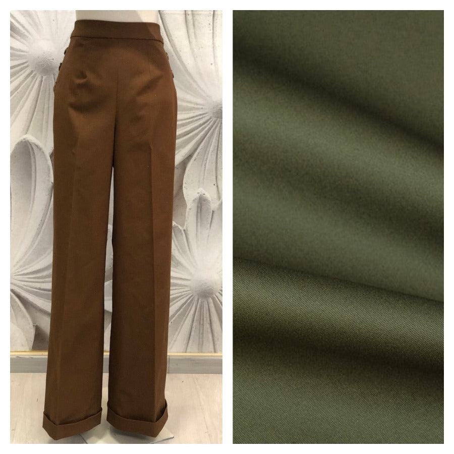 Pantalone Milly vita alta vintagestyle anni40