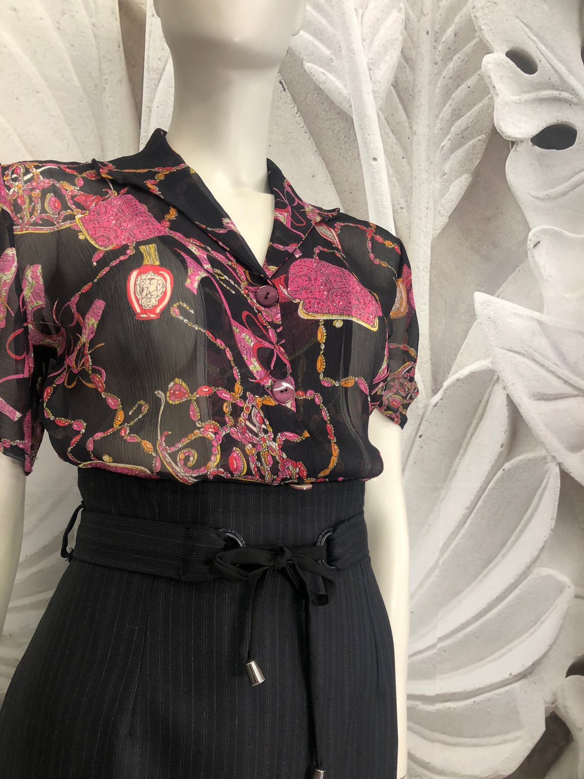 CAMICIA ROSY in seta
