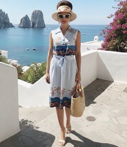 Completo Audrey con pantalone Capri