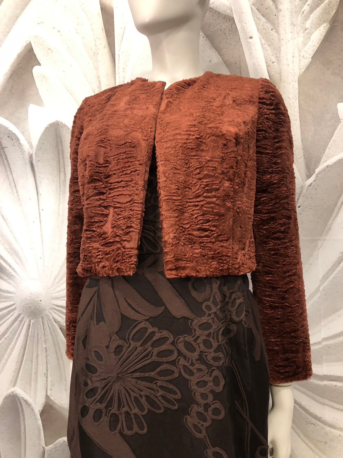 Abito Betzy lungo in broccato