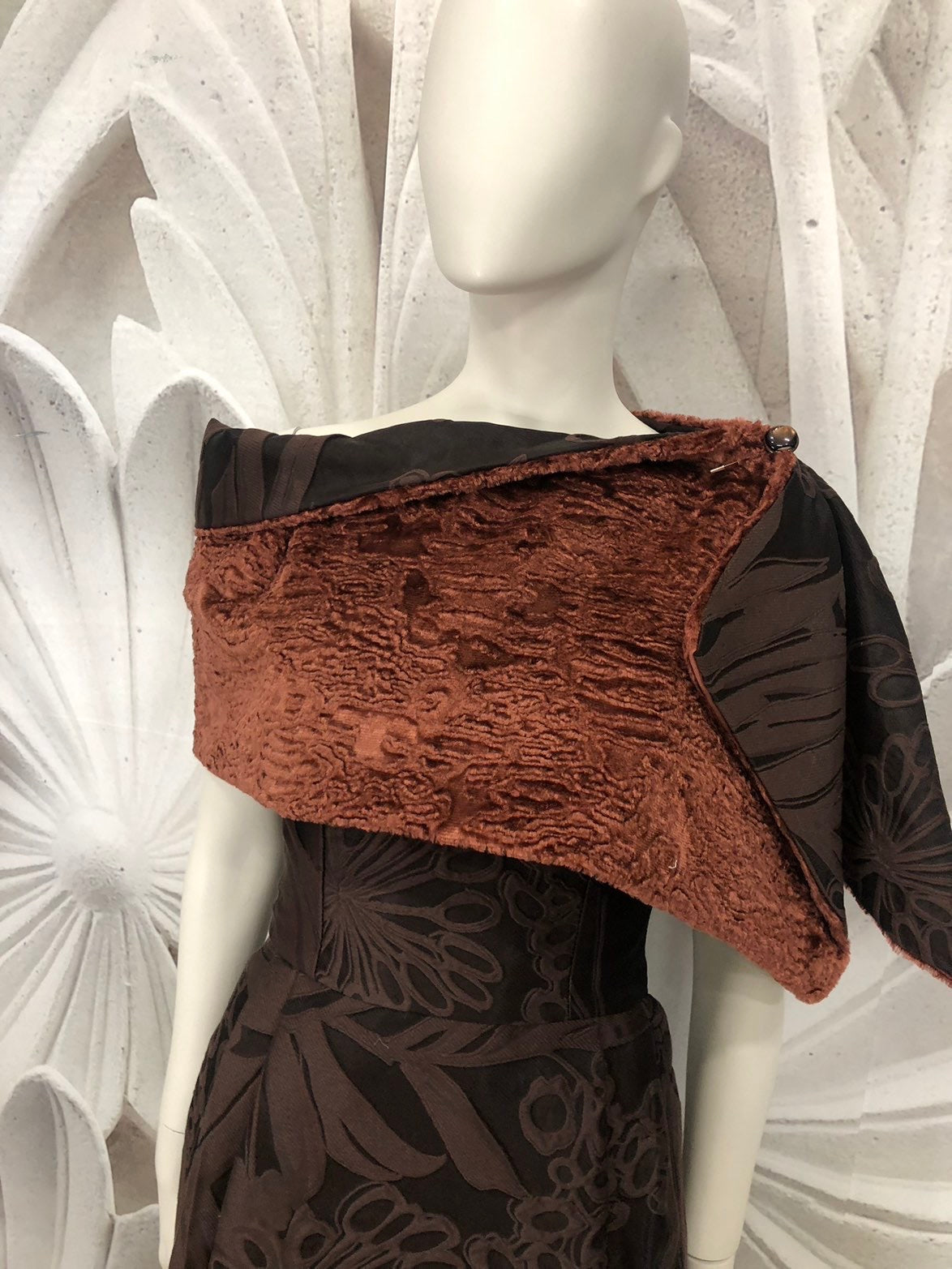 Abito Betzy lungo in broccato