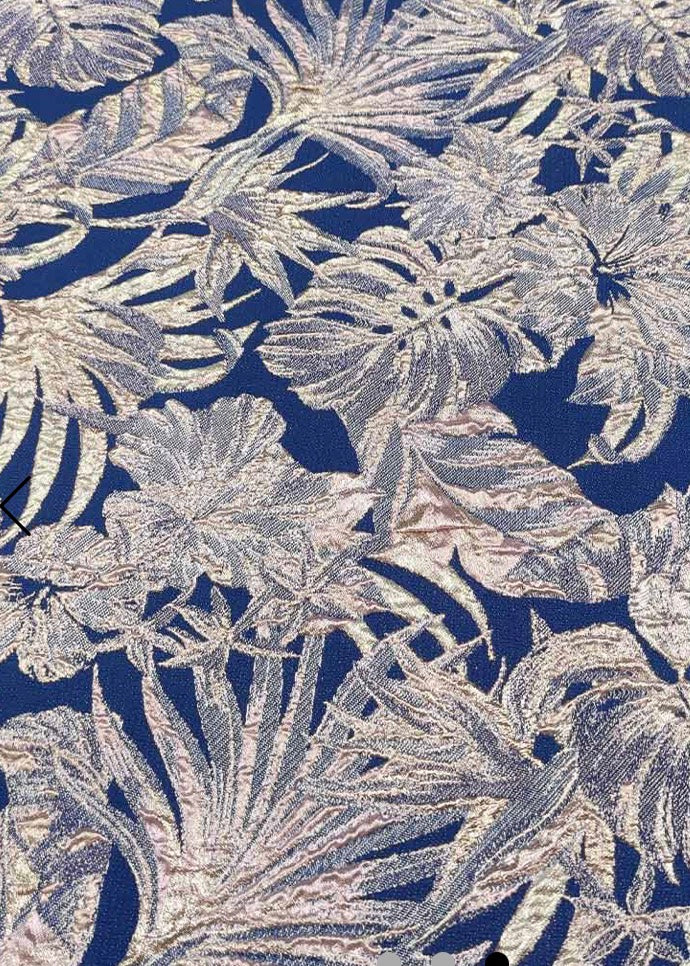 Abito midi mezzaruota Kelly in broccato
