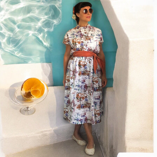 Completo Audrey summertime in cotone