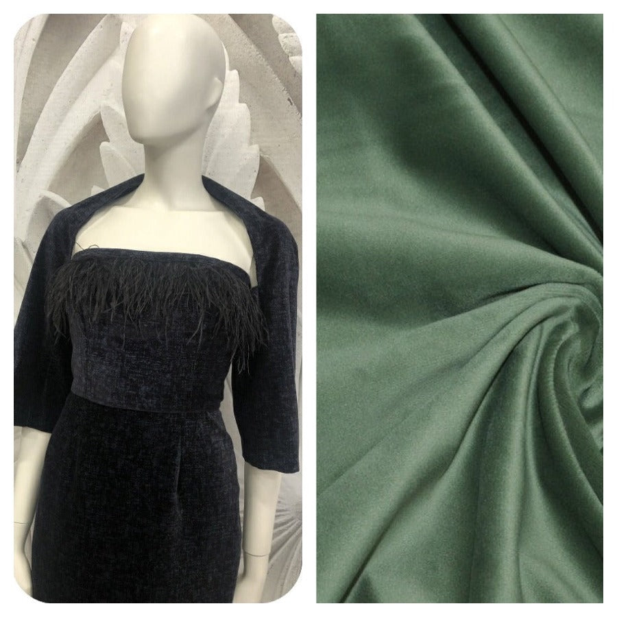 Abito tubino Christy in velluto vintagestyle anni 50