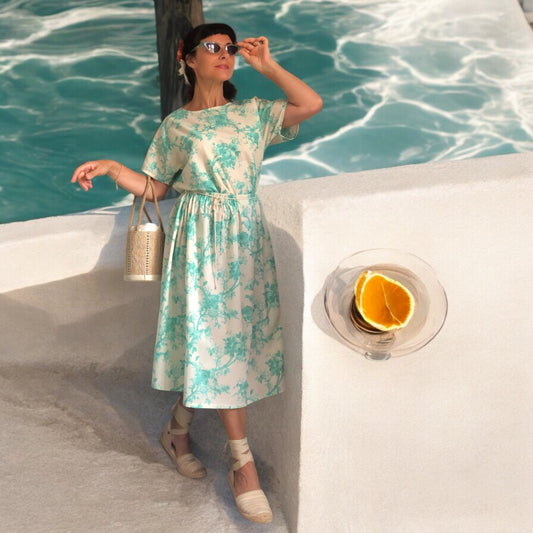 Completo Audrey Summertime mussola di cotone
