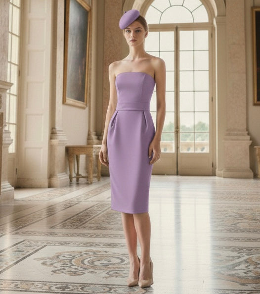 Abito tubino Betzy in fresco lana 120's su misura vintagestyle anni 50