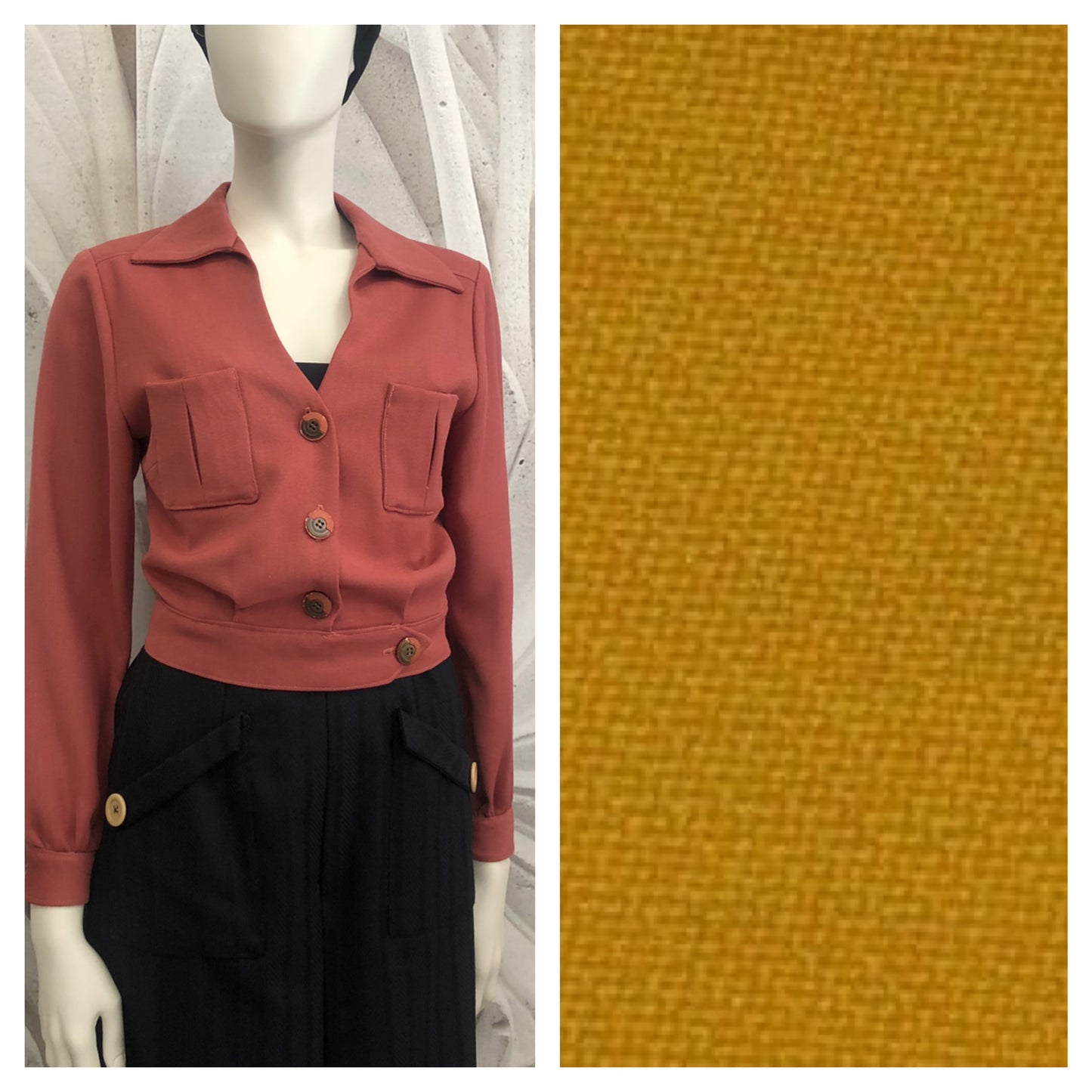 Giacchino Milly in lana tasmania vintagestyle anni 30