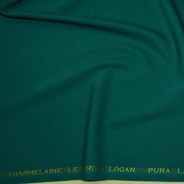 Lana charmelaine verde smeraldo peso 430 gr per realizzare gonna longuette vintage style anni 30, allacciatura con bottoni laterale
