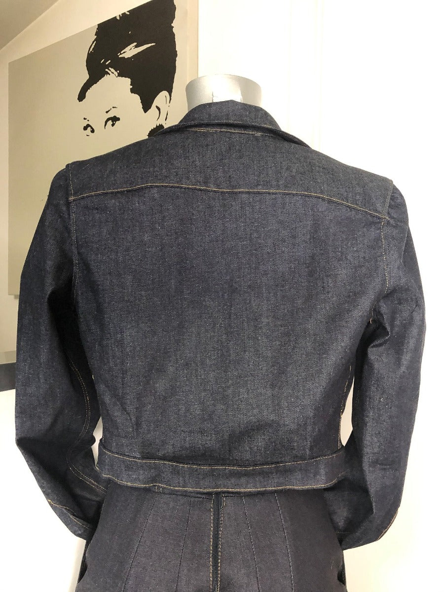 giacchino milly corto in jeans dietro