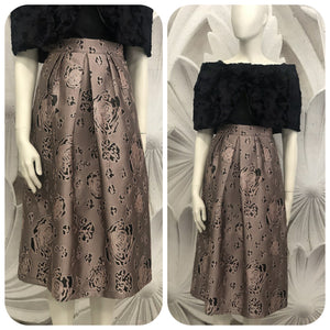 Gonna Doris in broccato vintagestyle anni 50