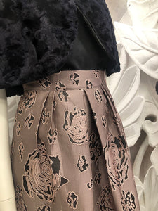 Gonna Doris in broccato vintagestyle anni 50