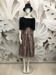 Gonna Doris in broccato vintagestyle anni 50