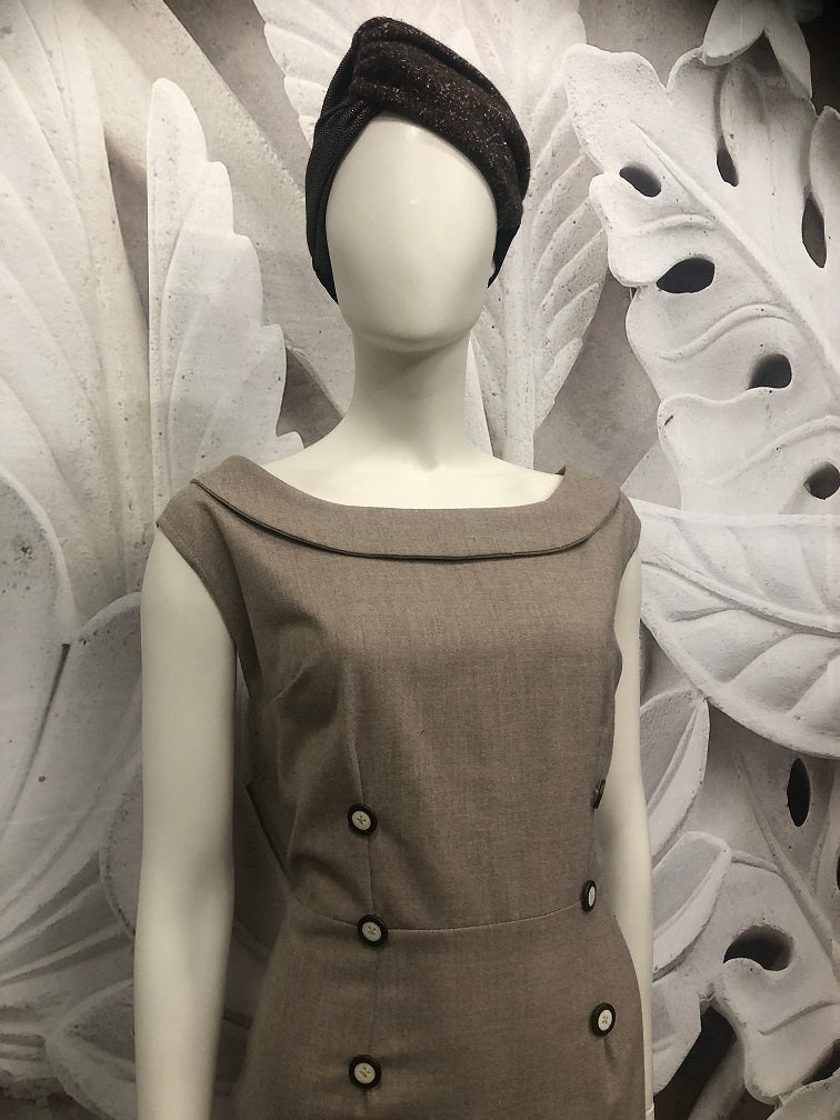 Abito tubino Christy flanella vintagestyle tg 46