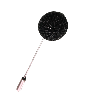 Spilla realizzata con bottone vintage